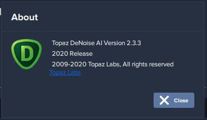 Topaz DeNoise AI 2.3.3