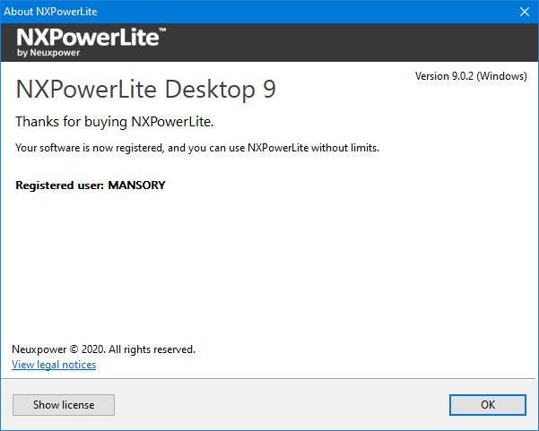 NXPowerLite Desktop Edition 9