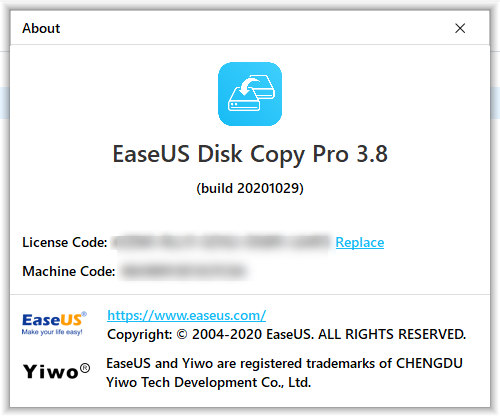 EaseUS Disk Copy Pro 3.8