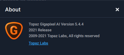 Topaz Gigapixel AI 5.4.4