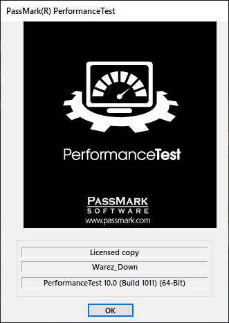 PassMark PerformanceTest 10.0 Build 1011