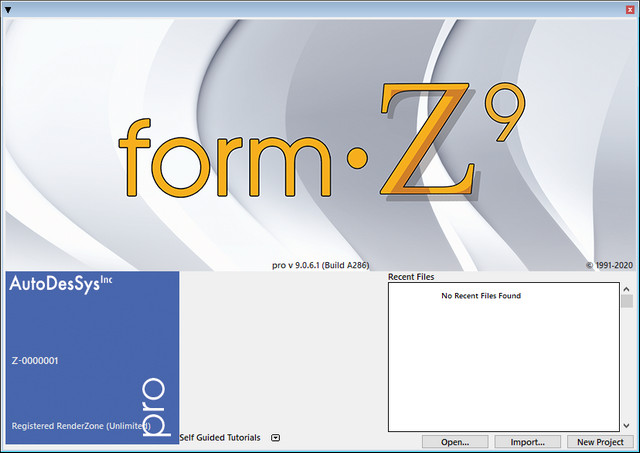 form-Z Pro 9.0.6.1 Build A286