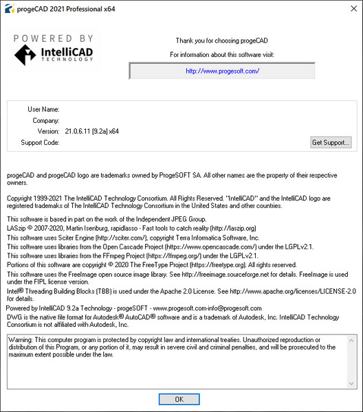 progeCAD 2021 Professional 21.0.6.11