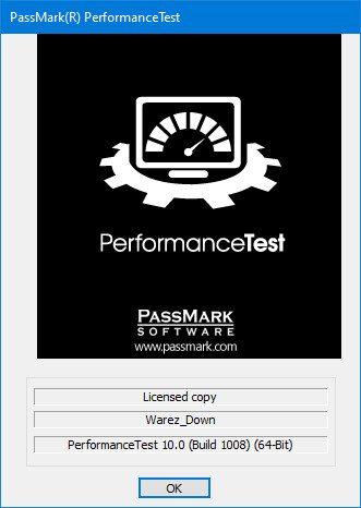 PassMark PerformanceTest 10.0 Build 1008