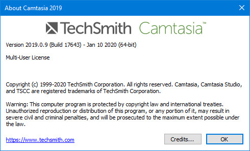 TechSmith Camtasia 2019.0.9 Build 17643
