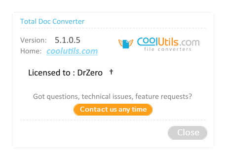 Coolutils Total Doc Converter 5.1.0.5