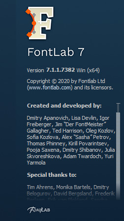 FontLab 7.1.1.7382
