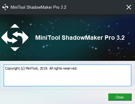 MiniTool ShadowMaker Pro 3.2