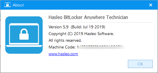 Hasleo BitLocker Anywhere 5.9 Professional / Enterprise / Technician
