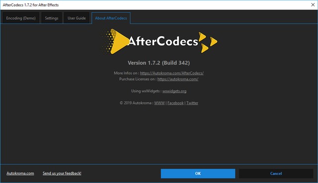 Autokroma AfterCodecs 1.7.2