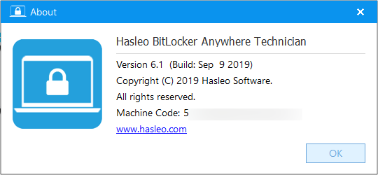 Hasleo BitLocker Anywhere 6.1 Professional / Enterprise / Technician