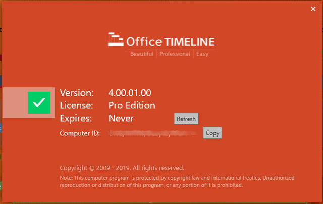 Office Timeline Plus / Pro Edition 4.00.01.00