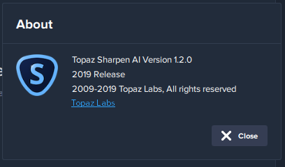 Topaz Sharpen AI 1.2.0
