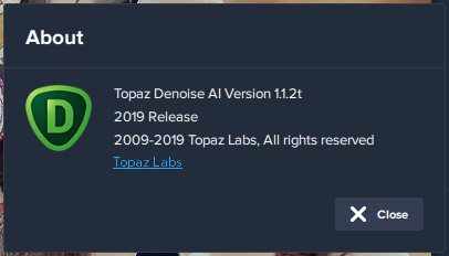 Topaz DeNoise AI 1.1.2t