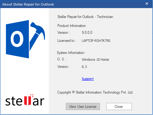 Stellar Repair for Outlook Technician 9.0.0.0