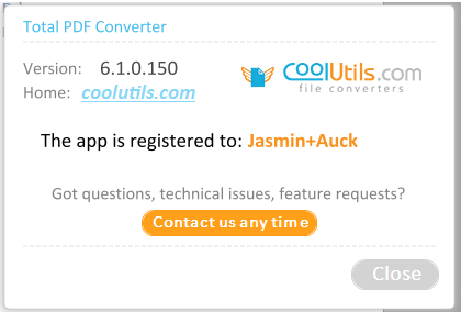 Coolutils Total PDF Converter 6.1.0.150