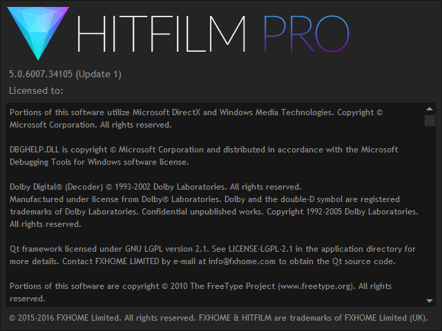 FXhome HitFilm Pro 2017 5.0.6007