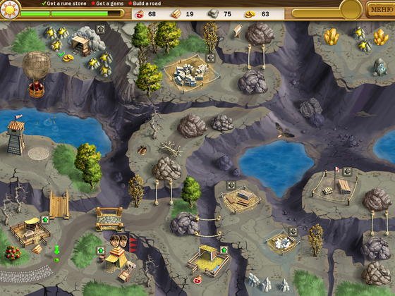 скриншот игры Дороги Рима