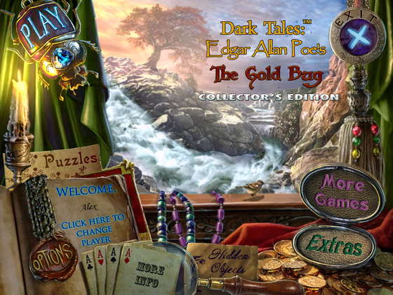 скриншот игры Dark Tales 4: Edgar Allan Poe's The Gold Bug Collector's Edition