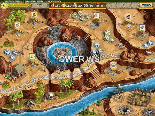 скриншот игры Аделантадо. 4 черепа ацтеков