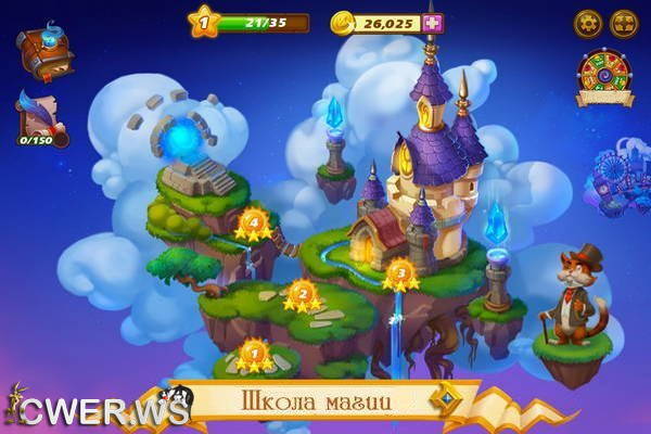 скриншот игры Маджонг. Волшебные острова