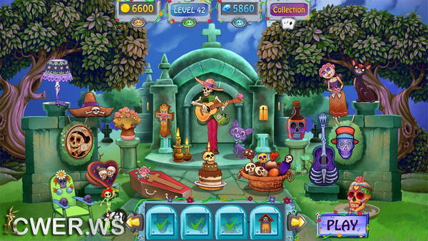 скриншот игры Day of the Dead: Solitaire Collection