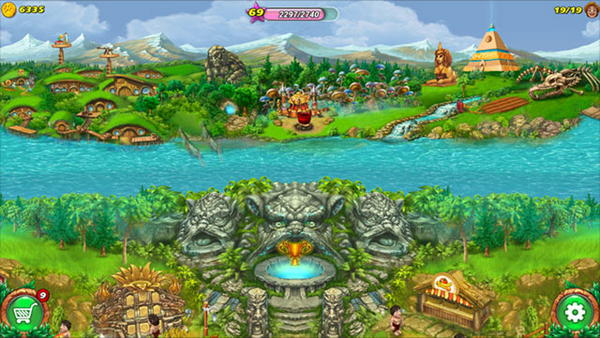 скриншот игры Farm Tribe 3: Dragon Island