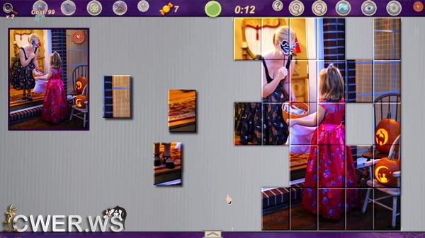 скриншот игры Sweet Holiday Jigsaws: Halloween Night