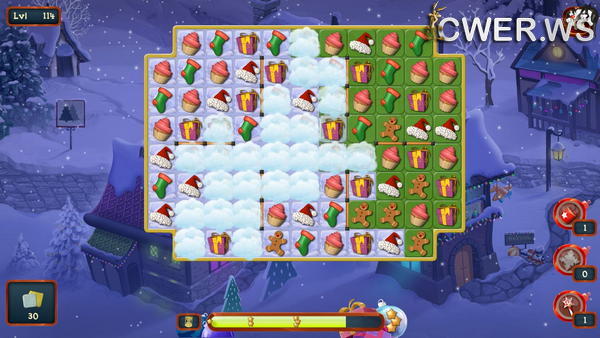скриншот игры Christmas Puzzle 4