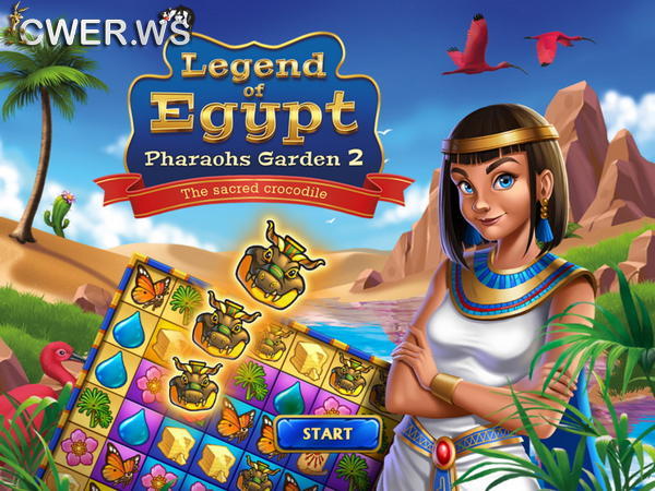 скриншот игры Legend of Egypt: Pharaohs Garden 2 - The sacred crocodile
