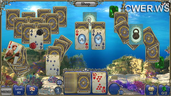 скриншот игры Jewel Match Atlantis Solitaire 4 Collector’s Edition