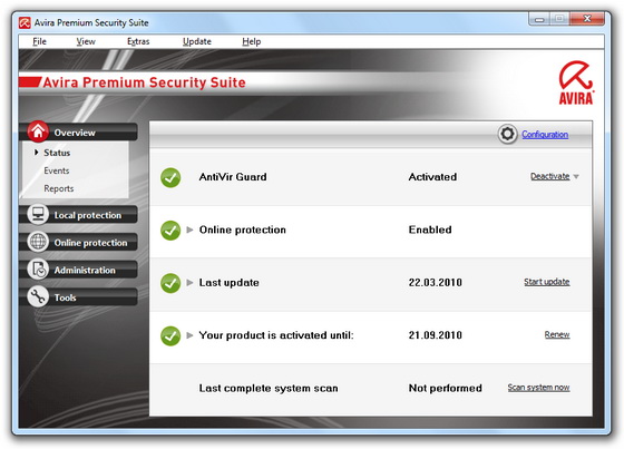 Avira Premium Security