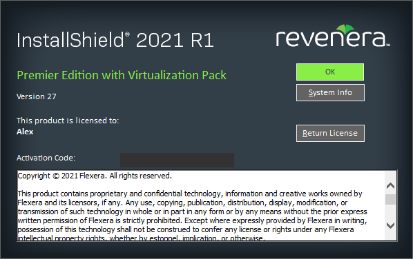 InstallShield 2021 R1 Premier Edition