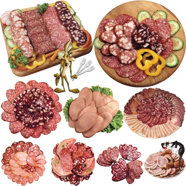 скачать Мясная и колбасная нарезка