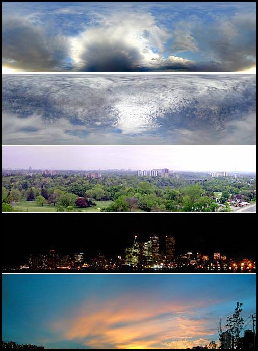 Панорамные снимки: небо, природа, города