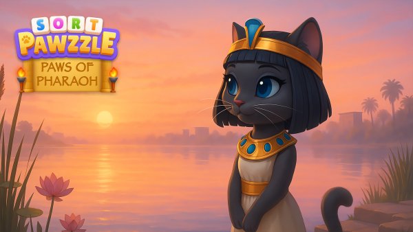 Sort Pawzzle: Paws of Pharaoh