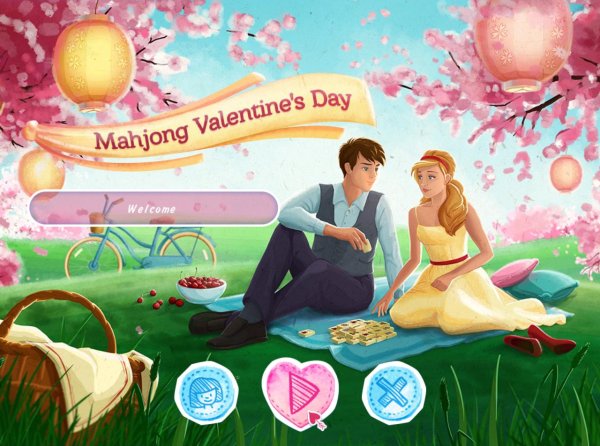 Mahjong Valentine's Day