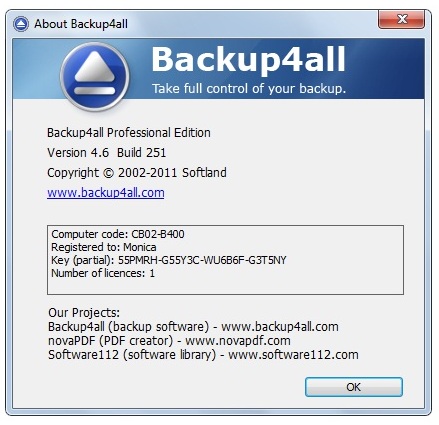Backup4all Professional