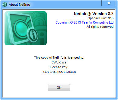 NetInfo 8.3 Build 915