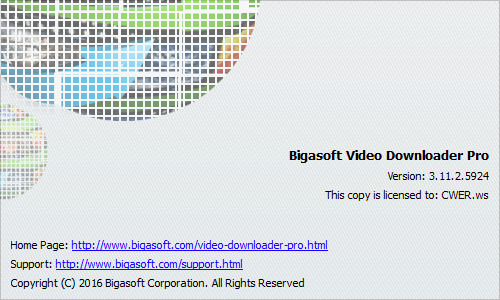 Bigasoft Video Downloader Pro 3.11.2.5924