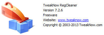 TweakNow RegCleaner 2012 7.2.6