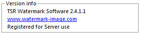 TSR Watermark Image Software 2.4.1.1