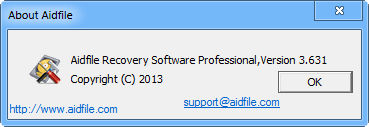 Aidfile Recovery Software 3.6.3.1