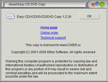 Easy CD DVD Copy 1.2.30