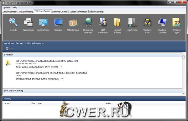 TweakNow WinSecret 2011 3.5.2
