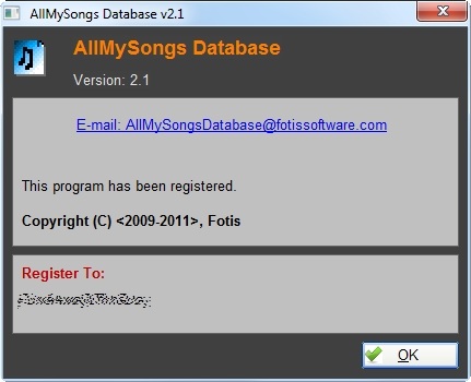 AllMySongs Database