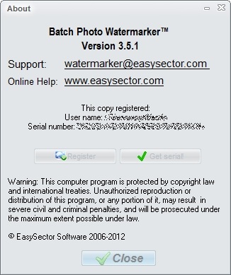 Batch Photo Watermarker