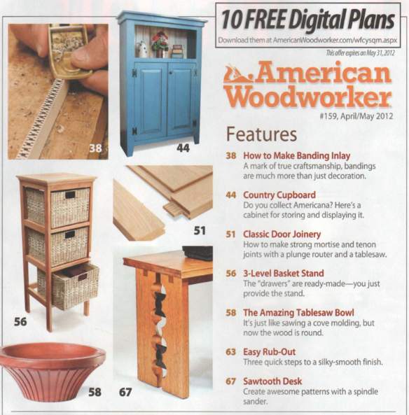 American Woodworker №159 (April-May 2012)с