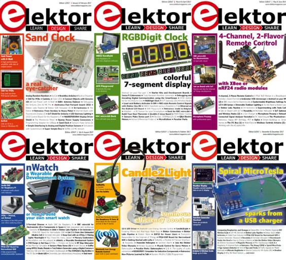 Elektor Electronics №1-12. Архив за 2017 год