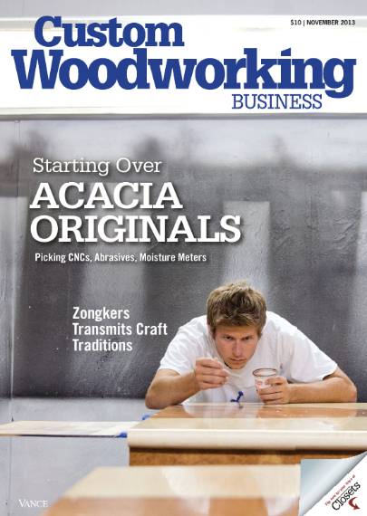 Custom Woodworking Business №8 (November 2013)